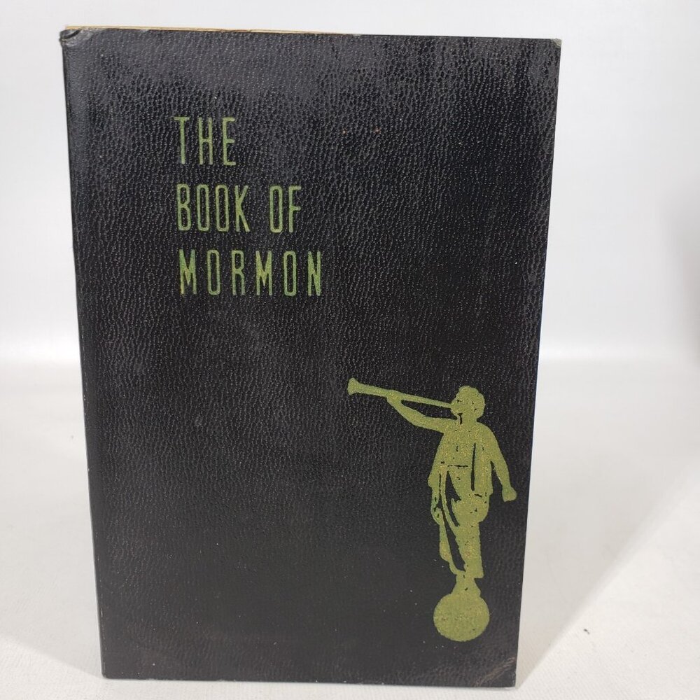 The Book of Mormon 1950 Black Soft Cover Church of Latter Day Saints 1950 Print